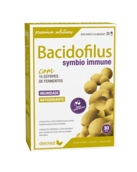 Bacidofilus Symbio Immune - 30 Cápsulas - Dietmed