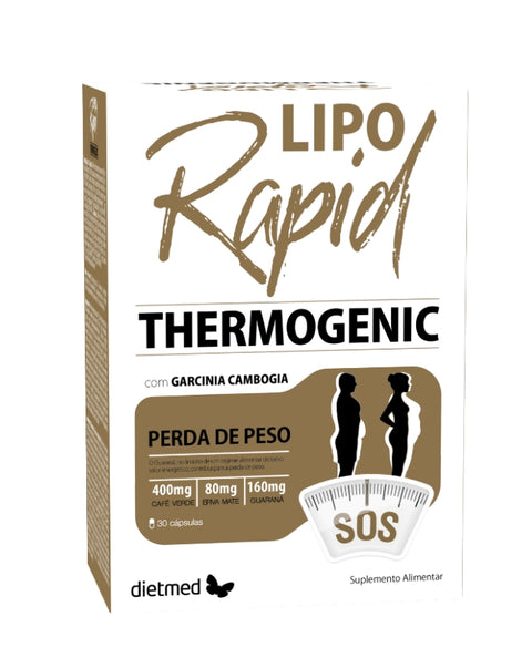 Liporapid Thermogenic - 30 Cápsulas - Dietmed
