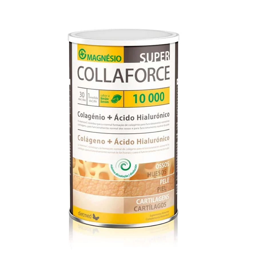 Super Collaforce Magnésio Limão 10000 mg Lata 450 g Dietmed450 gr