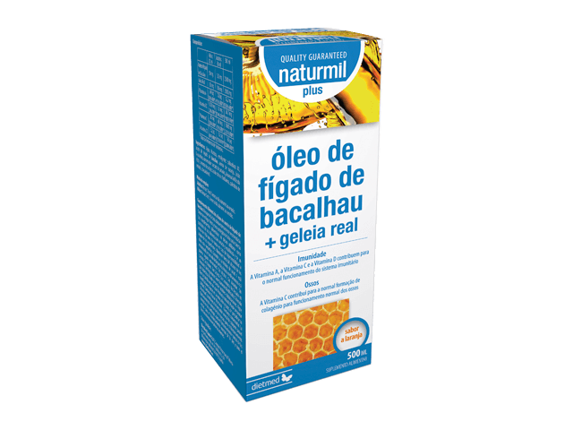 OLEO FIGADO BACALHAU PLUS C/ GELEIA REAL XAROPE