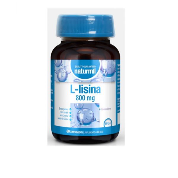 Naturmil L-Lisina 800mg 60 Comprimidos