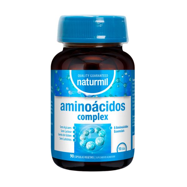 Naturmil Aminoácidos Complexo 90 Cápsulas Vegetais