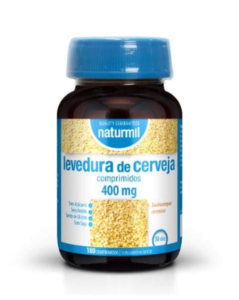 Levedura de Cerveja 400mg - 180 Comprimidos - Naturmil