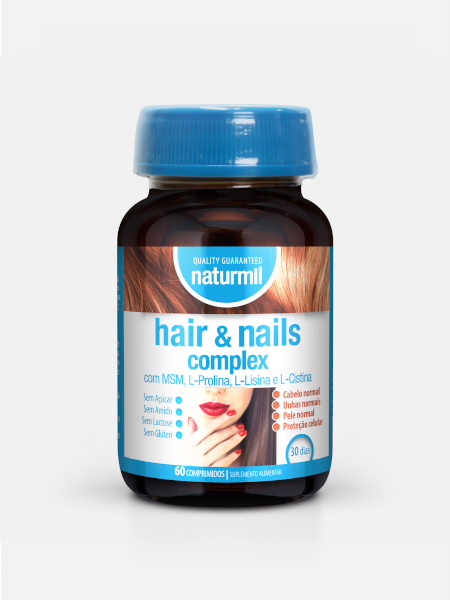 Naturmil Complex Hair & Nails com MSM 60 Comprimidos