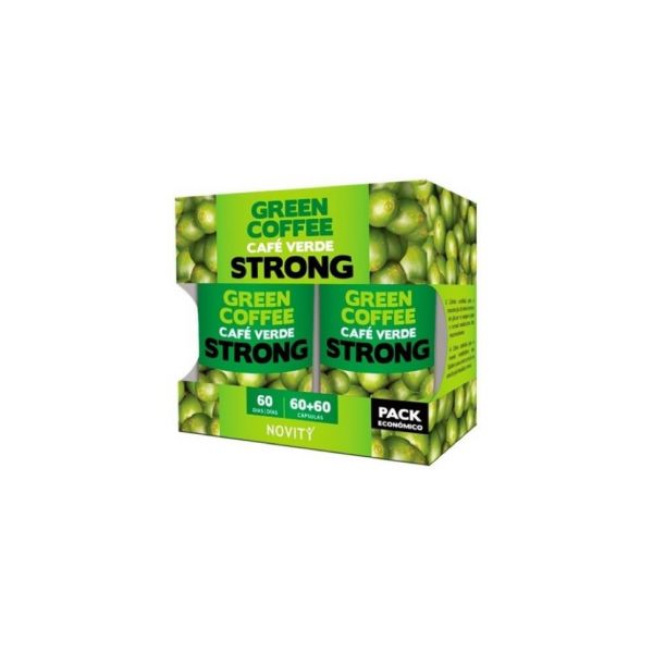 Novity Café Verde Forte Green Coffee Strong 200mg 60 + 60 Cápsulas