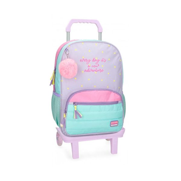 Movom Mochila Escolar 42cm com Trolley New Adventure