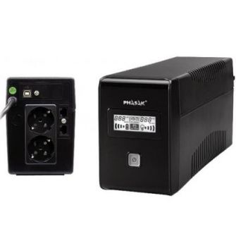 Phasak PH9465 - 650VA LCD USB+RJ