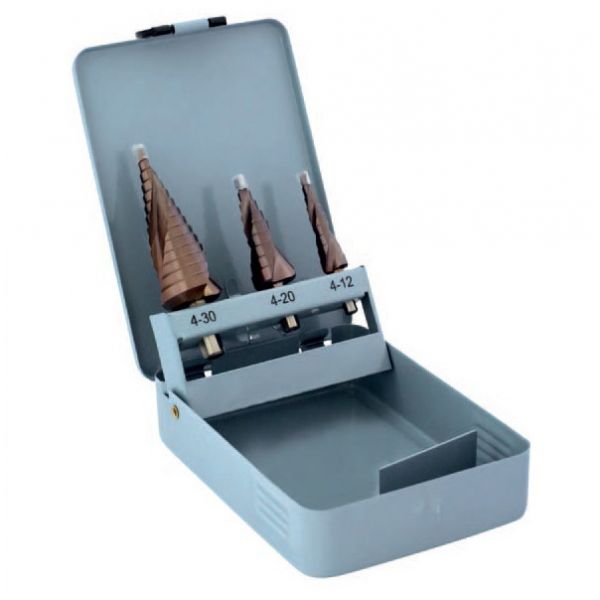 Macfer Jg. Brocas Escalonadas Hss-cobalto JBECO-01 3pçs - 059.0075