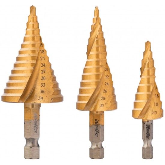 Broca escalonada HSS-M2 TIN Macfer BET 4~39mm refª 059.0099 MACFER