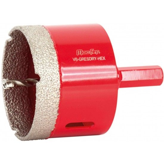 Craniana diam. sext. MacFer VB-GRESDRY-HEX 20mm refª 072.0037 MACFER