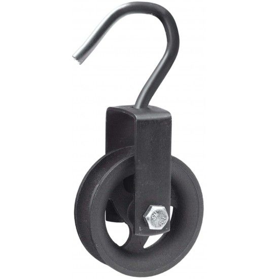 Roldana ferro fundido c/gancho 140mm refª 175.0043 Macfer