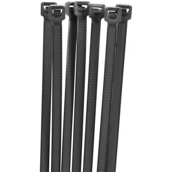 Abraç. serr. nylon MacFer ASN-P 2,5x 100mm preta refª 199.0051 MACFER