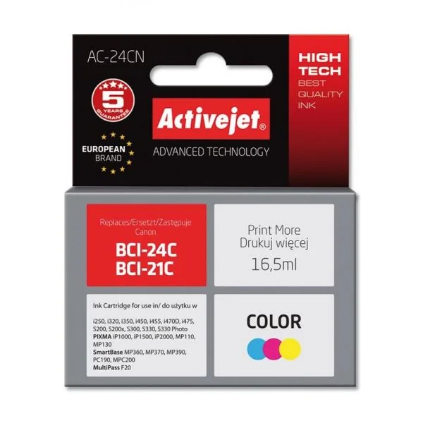 Tinteiro Canon BCI-24C Color Compatível