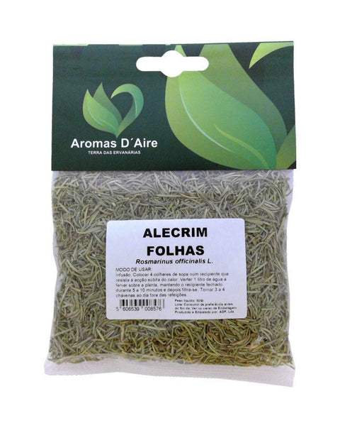 Alecrim Folhas - 100 grs - Aromas D'aire
