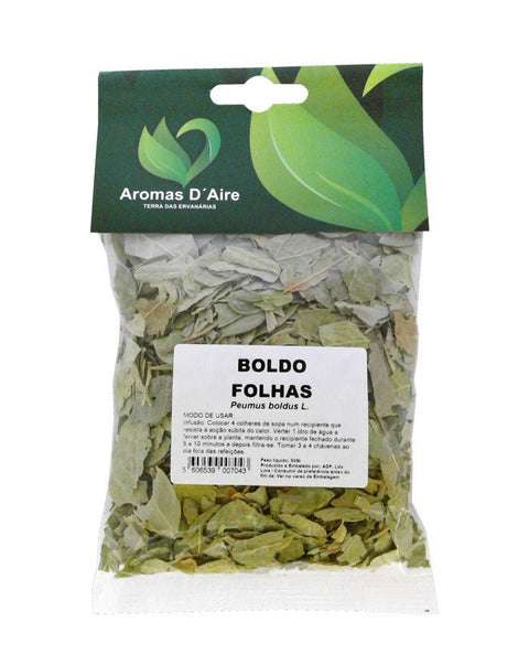 Boldo Folhas - 50 grs - Aromas D'aire