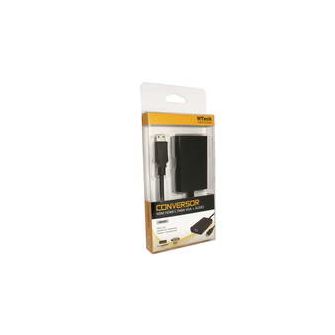 Adaptador Mini HDMI M p/ VGA Fêmea c/ áudio e alimentação