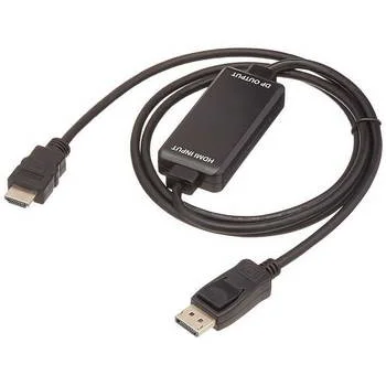 CABO CONVERSOR HDMI M PARA DISPLAYPORT M 1.8M PRETO