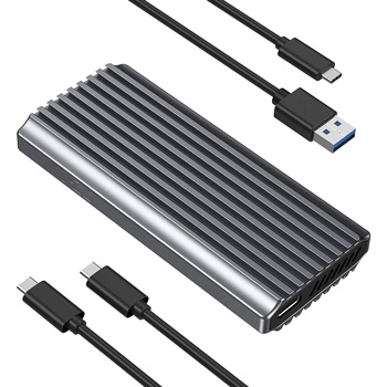 Blueray CHM2X8R Caixa Externa M.2 NVMe PCIe USB-C 10Gbps com Heatsink Cinza