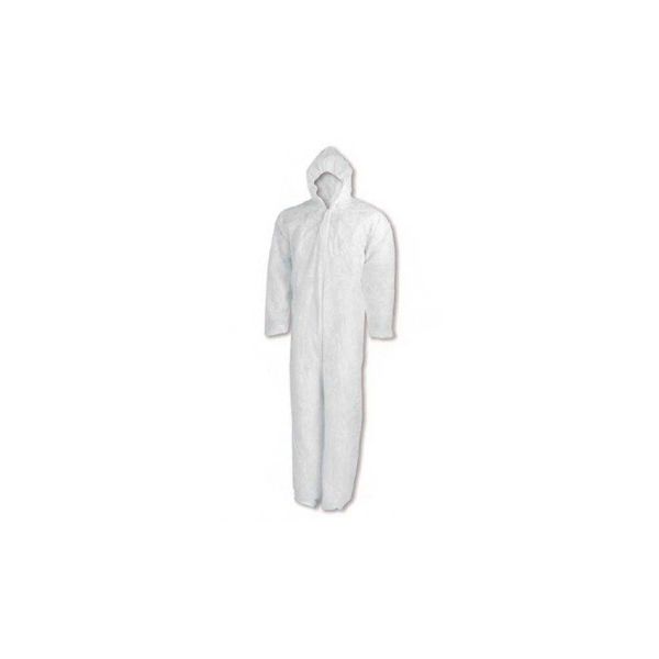 Fato Proteção Capuz Descartável Branco 1un (1 Unid.) - 6306605