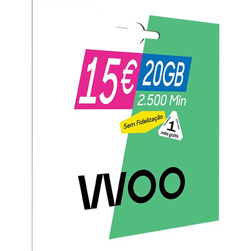Pack Cartão WOO 15€ S/P&G