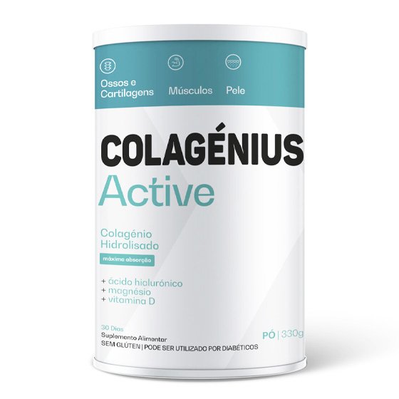 Colagénius Active Neutro 330g – Articulações, Ossos & Músculos
