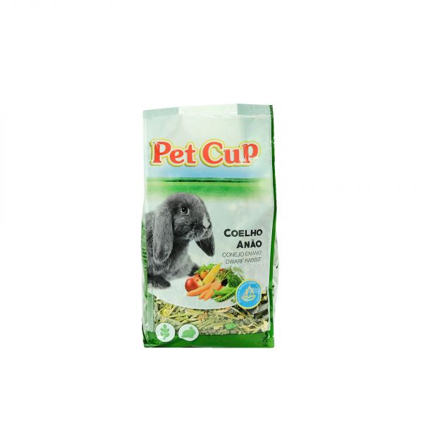 Pet Cup Alimentação Coelho Anao Petc Up 800GR 65