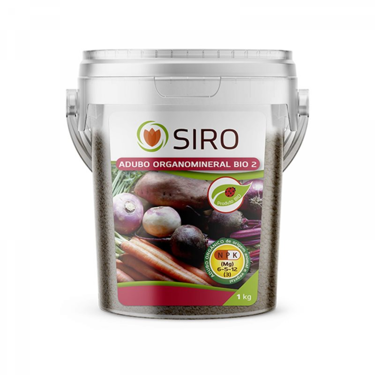 SIRO Adubo Orgânico Mineral Bio2 6-5-12 1 Kg