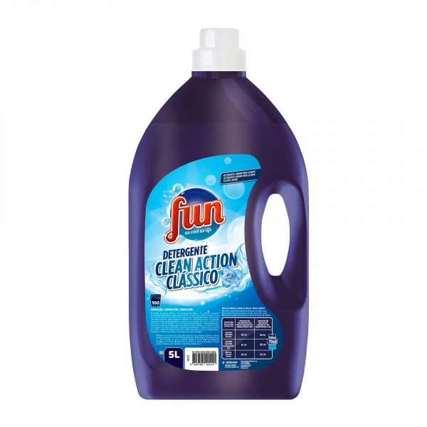 Fun Detergente Líquido Clean Action Classic 100 Doses