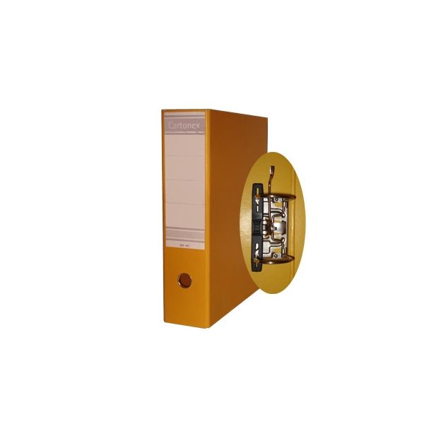 Cartonex Pasta Arquivo 200AC 350x290x80 Yellow