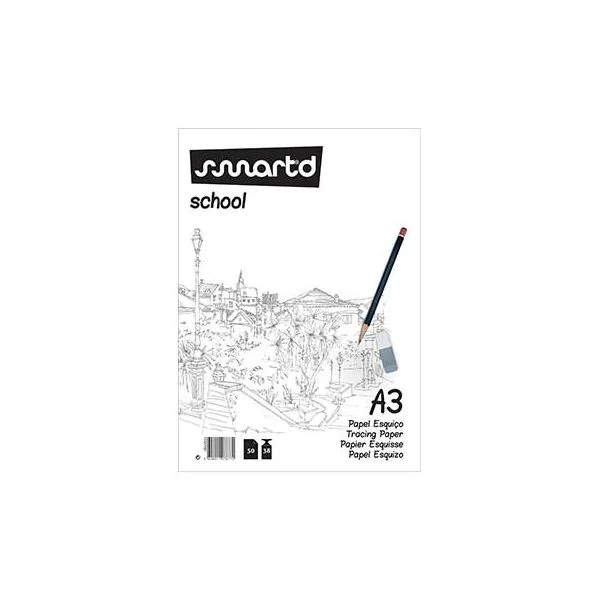 SmartD Papel Vegetal Esquico A3 38gr 50Fls