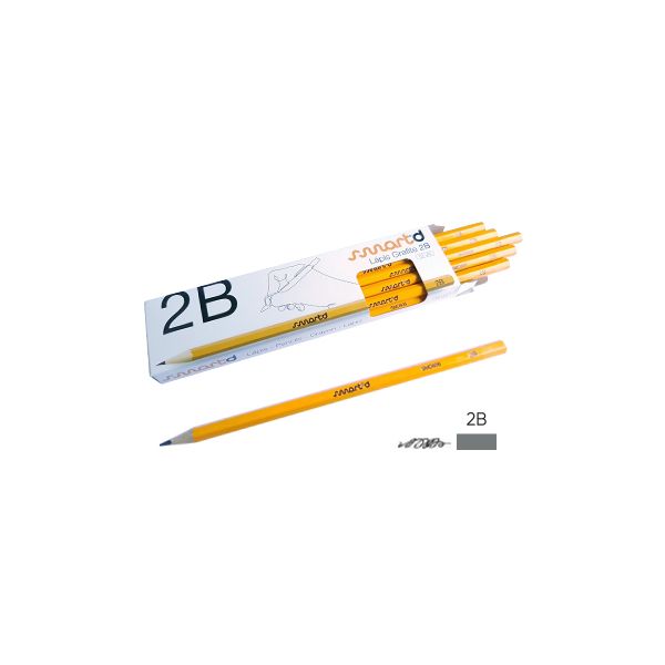 Lápis Grafite 2B SmartD 12 Unidades