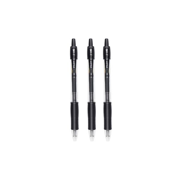 Pilot Esferografica Gel G-2 0.5mm Retrátil Preto Blister 3u