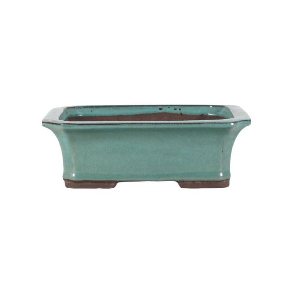 Luso Bonsai Vaso de Bonsai Rectangular 28*23*9 cm Verde - Yixing - 06648