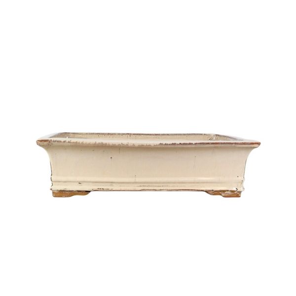 Luso Bonsai Vaso de Bonsai Rectangular 52*42*13 cm Creme - Yixing - 83893