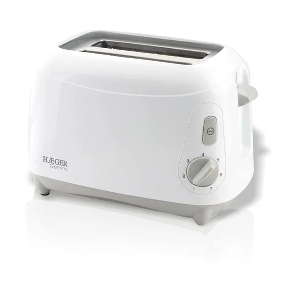 Torradeira HAEGER GEMINY | 900W, 2 Aberturas Extra Largas, 7 Níveis