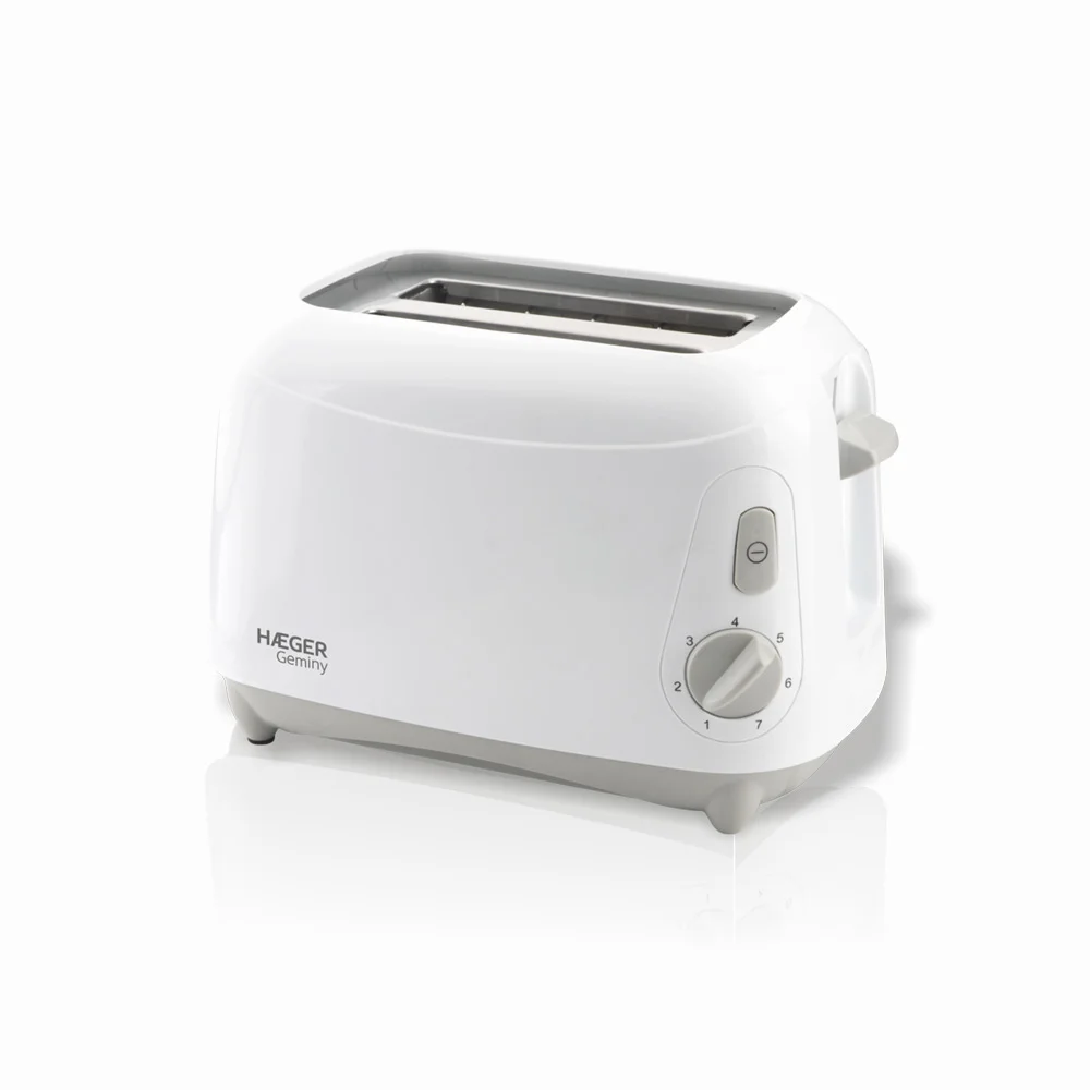 Torradeira HAEGER GEMINY | 900W, 2 Aberturas Extra Largas, 7 Níveis