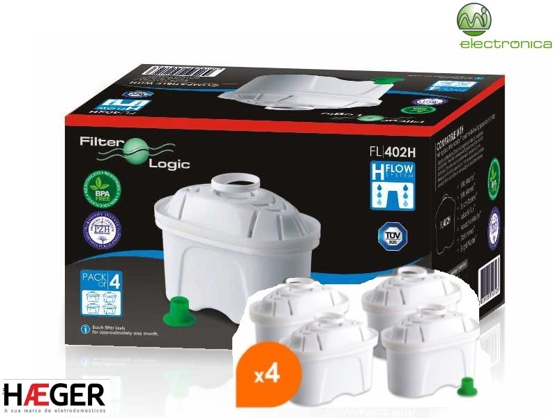 Filtro para Jarro Elétrico Haeger Maxtra 4 PK - WF-4UN.002A