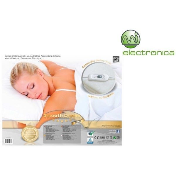 Manta Elétrica Smooth Dream HAEGER - CAMA SOLTEIRO