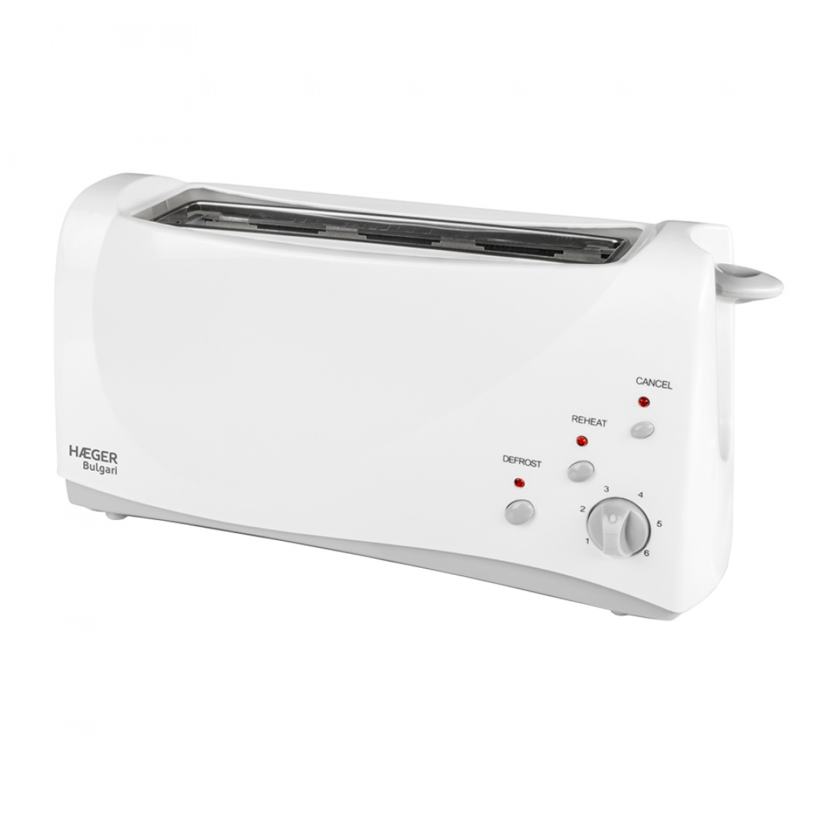 Torradeira HAEGER BULGARI | 1000W, 6 posições, Descongelar