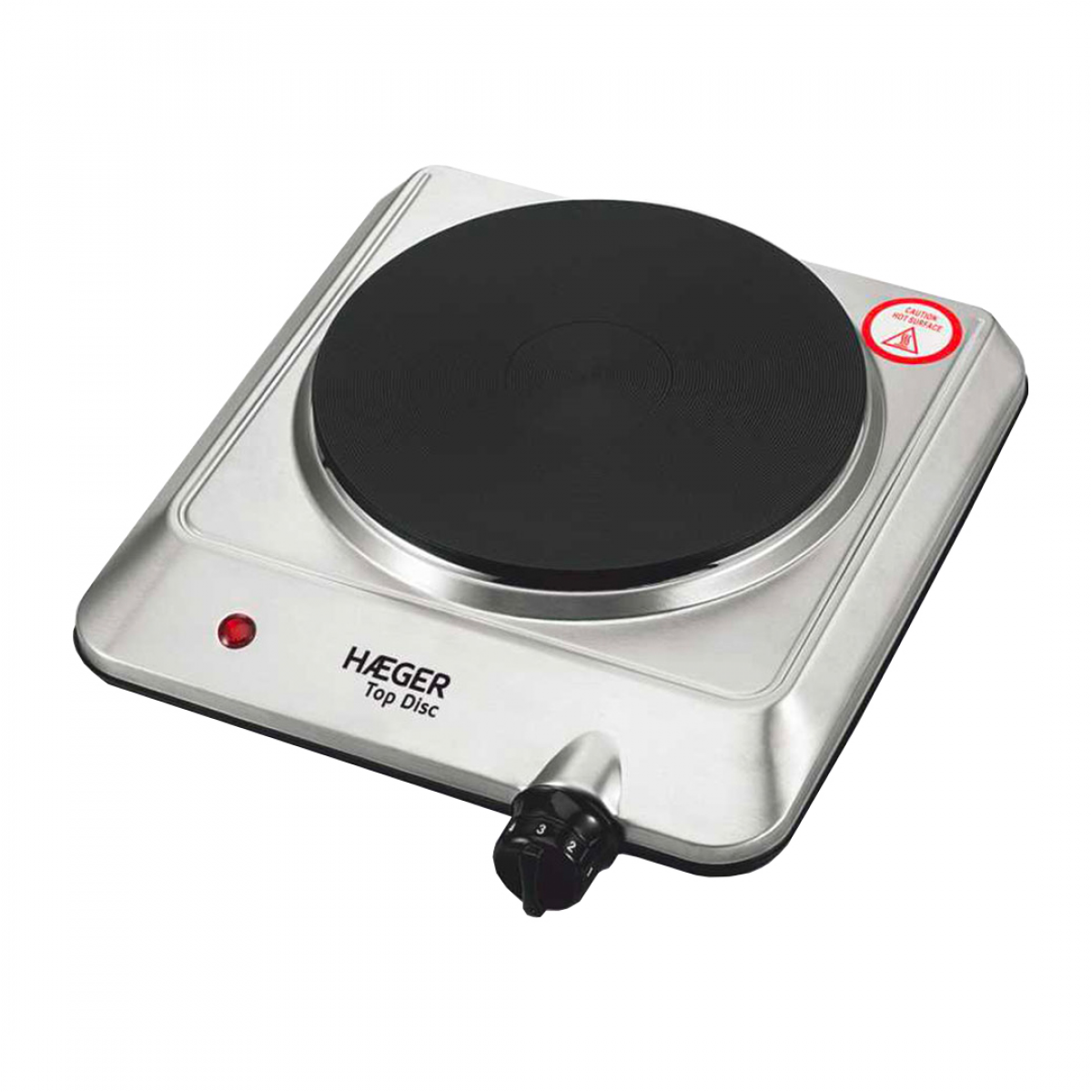 Placa elétrica HAEGER TOP DISC - Inox 1500W