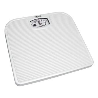 Balança WC Mecânica HAEGER Health Scale - Capacidade 130 kg, Branco