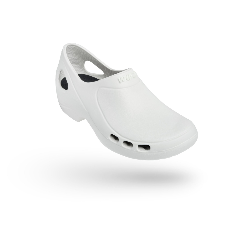 Sapato hospitalar super leve Everlite (37, BRANCO)