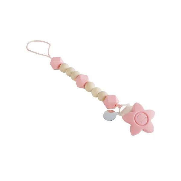 Topázio Corrente de Chupeta Candy - Rosa