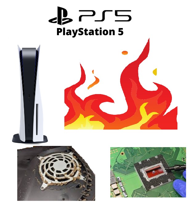 Serviço de limpeza e substituição Metal Líquido em Consola PS5