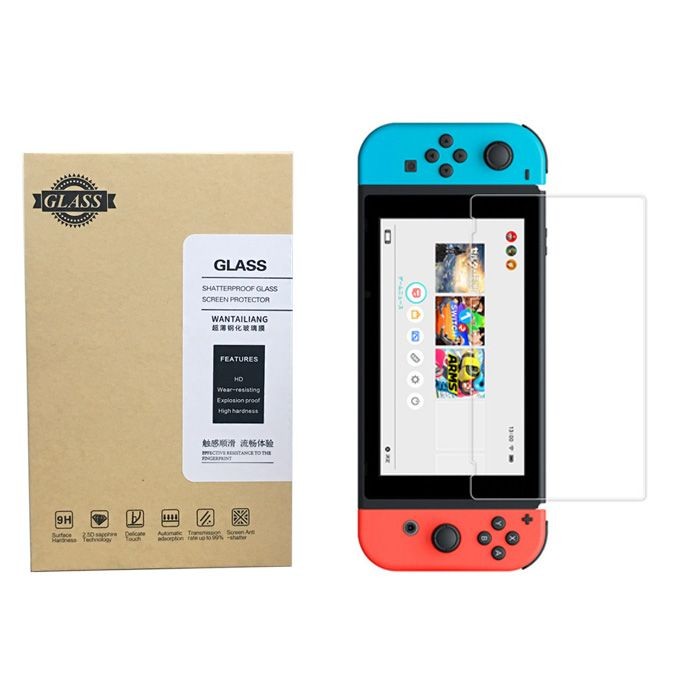 Protector de Ecrã em Vidro Temperado para Nintendo Switch