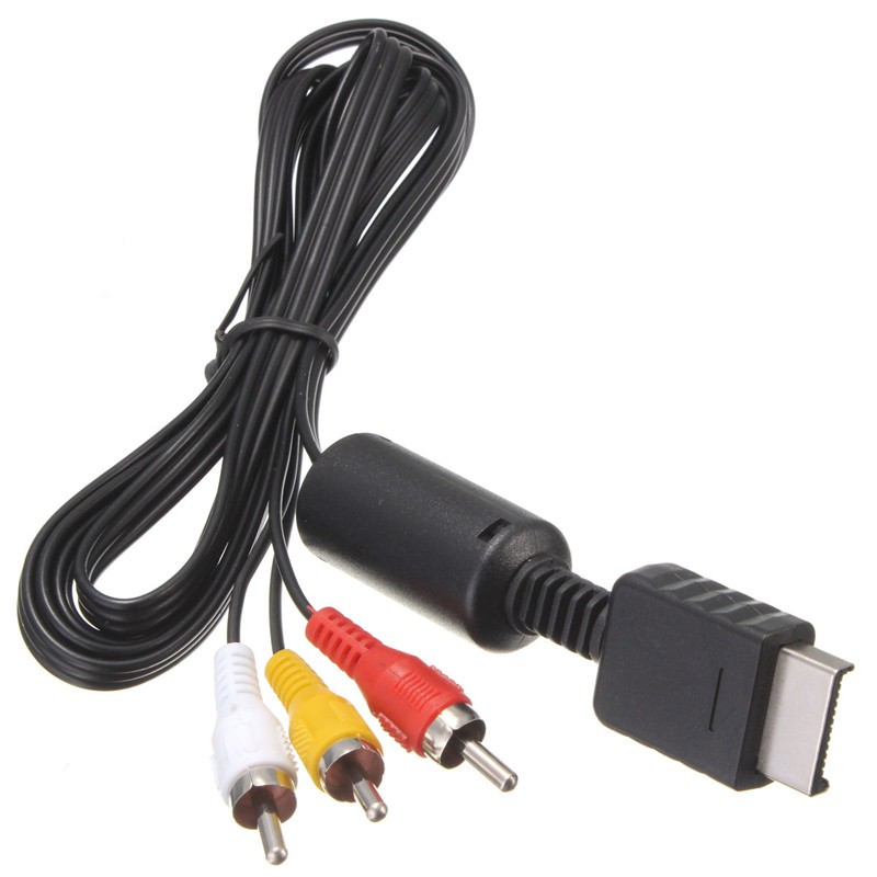 Cabo de Video AV para PS1, PS2 e PS3