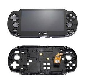 LCD + Touch + Frame para PS Vita 1004 / 1104 Preto «Usado»