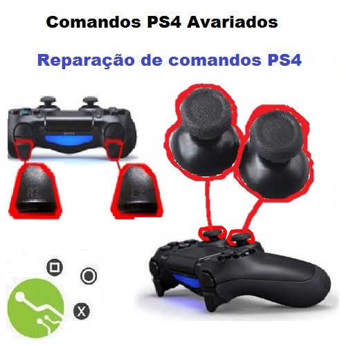 Serviço de Reparação Comando PS4 (Orçamento Gratis)