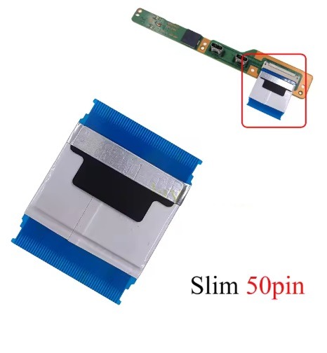 Flex cable 50 Pinos conecta a Board na porta usb frontal da ps5 Slim