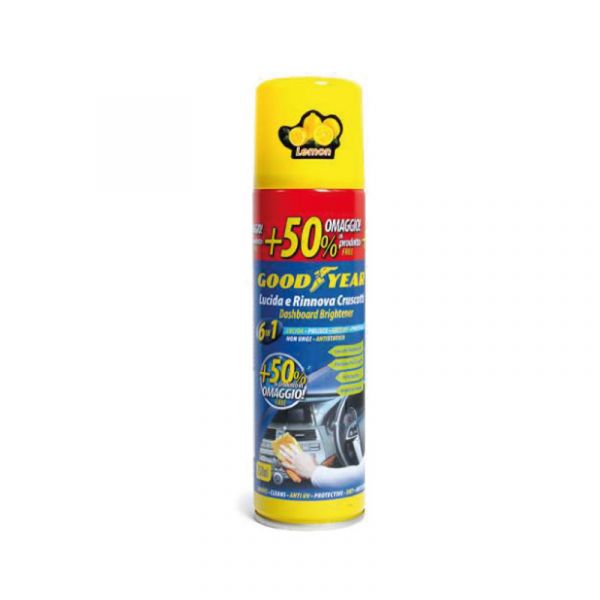 N/a Spray Abrilhantador Tablier Limão 250ml Goodyear - 77836-L